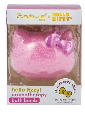 The Crème Shop x Hello Kitty "Strawberry Skies" Bath Bomb